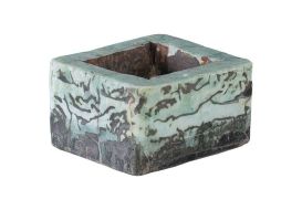 Folded Glass Planter