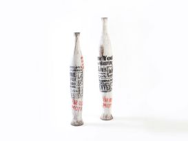 Weathered City Bottles Set of 2