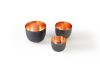 Embossed Copper Bowls Set of 3