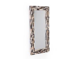 Petrified Mosaic Mirror Rectangle