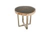 Petrified Side Table Round SS Base