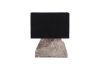 Petrified Wood Lamp Black Shade