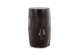 Petrified Wood Stool Round Top Polish Small