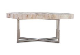 Petrified Wood Coffee Table Round