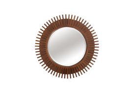 Wooden Sunburst Mirror