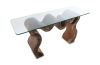 Freeform Dance Console Table Gray Stone Large