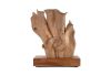 Flairing Wood Sculpture