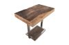 Scaling Dining Table Brown Stone with Natural