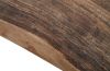 Scaling Dining Table Brown Stone with Natural