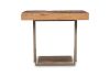 Scaling Dining Table Brown Stone with Natural