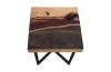 Tam Side Table Black Stone and Natural