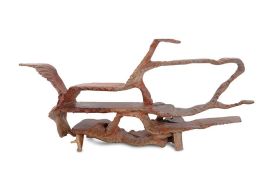 Mahoni Wooden Sculpture Wide