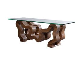 Dance Coffee Table Gray Stone