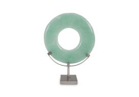 Lifesaver Table Top Glass Sculpture