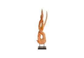 Mahoni Wood Sculpture Table Top Size Shape Styles Vary