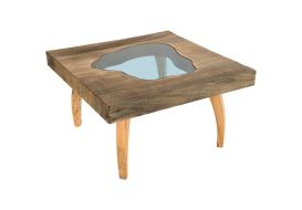 Pond Coffee Table Gray Stone