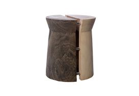 Twin Stool Gray Stone Natural
