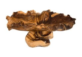 Meja Wood Sculpture Dark