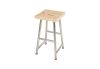 Onyx Bar Stool Stainless Legs Square