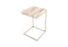 Onyx Side Table Stainless Steel Base