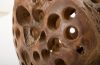 Carved Wood Ball Sculpture