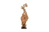 Teak Wood Burl Sculpture