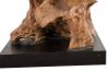 Teak Wood Burl Sculpture