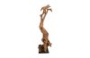 Teak Wood Burl Sculpture