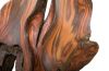 Sonokeling Wood Sculpture Iron Base