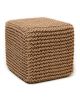 Natural Jute Pouf Square