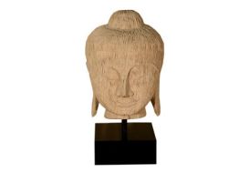 Carved Buddha Head Roman Stone