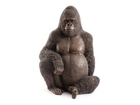 Silver Back Gorilla Bronze