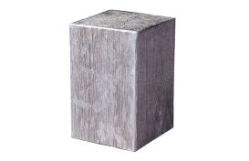 Old Lumber Stool Silver Leaf