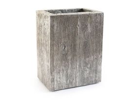 Old Lumber Planter Silver Leaf Medium