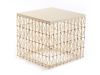 Weaved Leatherette Side Table