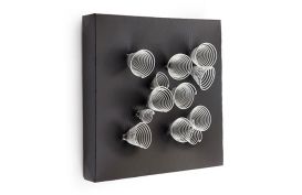 Wired Cones Wall Tile Silver