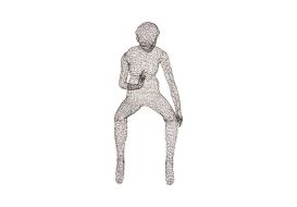 Crazy Wire Lounging Female