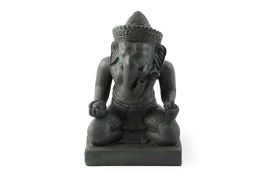 Seated Ganesh Wall Sculpture