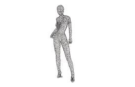 Crazy Wire Standing Female Mini