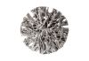 Round Root Wall Art Silver Leaf Resin