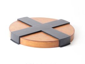 Lift Tray Round Black