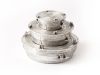 Laotian Rain Drum Thin Silver Leaf Set of 3