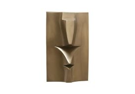 Ariki Rapa Nui Wall Art Polished Brass Finish