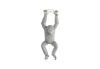 Hanging Chimpanzee Gel Coat Silver