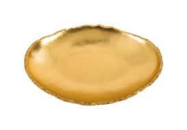 Broken Egg Wall Art White and Gold Leaf