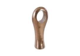 Ring Sculpture Polished Bronze