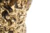 Molten Brass Stool Warm Brass and Gold Leaf