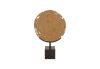 Molten Disc On Stand Warm Brass