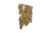 Square Root Wall Art Brass Large