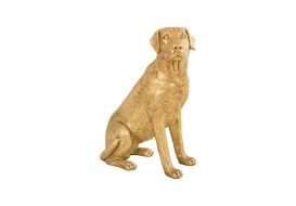 Labrador Dog Gold Leaf
